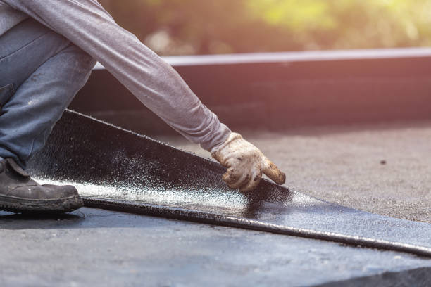Professional Interior Drainage System technician working in Juliustown, NJ